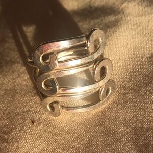 Mod silver ring Size 6